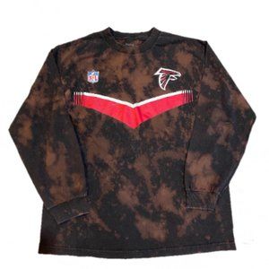 Acid Wash Atlanta Falcons Crewneck, Adult Mens Large, Reworked Vintage, NFL